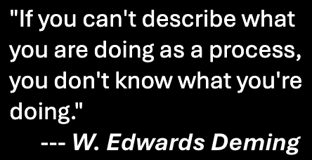 W Edwards Deming Quote